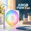 Gamdias NOTUS M1-1201 ARGB 30mm White Case Fan - image 3