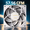 Gamdias NOTUS M1-1201 ARGB 30mm White Case Fan - image 6