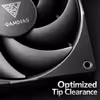 Gamdias NOTUS M1-1201 30mm Slim Case Fan - Cableless Daisy Chain - image 3