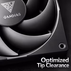 Gamdias NOTUS M1-1201 30mm Slim Case Fan - Cableless Daisy Chain - image 3