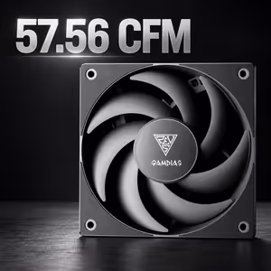 Gamdias NOTUS M1-1201 30mm Slim Case Fan - Cableless Daisy Chain - image 5