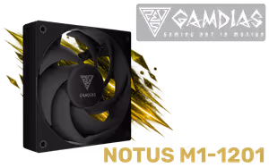 gamdias-notus-m1-1201-slim-case-fan - Image 1