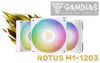 GAMDIAS NOTUS M1-1203 120mm ARGB PWM Fans - 3-Pack - image 1