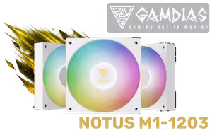 gamdias-notus-m1-1203-120mm-argb-pwm-3-pack - Image 1