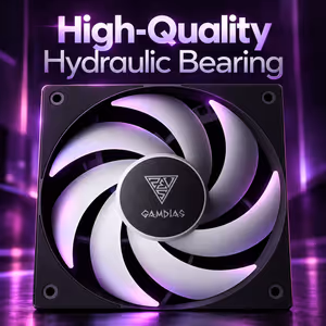 Gamdias NOTUS M1-1203 ARGB 3-Pack Case Fans — Cableless Daisy Chain - image 4