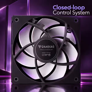 Gamdias NOTUS M1-1203 ARGB 3-Pack Case Fans — Cableless Daisy Chain - image 6