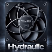 Gamdias NOTUS-M1-1203 Case Fan 3-Pack, Black - image 5