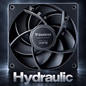 Gamdias NOTUS-M1-1203 Case Fan 3-Pack, Black - image 5
