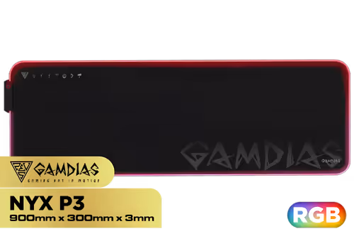 Gamdias NYX P3 Gaming Mouse Mat - Image 1