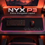Gamdias NYX-P3 900x300mm RGB Extra-Elongated Gaming Mat - image 2
