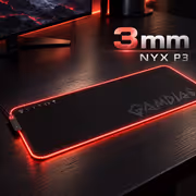 Gamdias NYX-P3 900x300mm RGB Extra-Elongated Gaming Mat - image 4