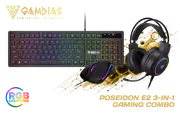 Gamdias Poseidon E2 3-in-1 Gaming Combo — RGB, 3600 DPI, 50mm - image 1