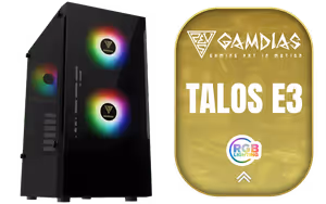 Gamdias TALOS E3 Gaming Case Black - Image 1