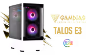 Gamdias TALOS E3 White Tempered Glass ATX Gaming Case - image 1
