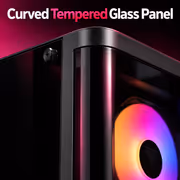 Gamdias TALOS E3 CG Gaming Case | Black ARGB Fans - image 2