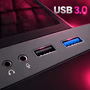 Gamdias TALOS E3 CG Gaming Case | Black ARGB Fans - image 4