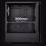 Gamdias TALOS E3 CG Gaming Case | Black ARGB Fans - image 5