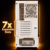 GAMDIAS TALOS E3 CG WH Mid Tower Case — White, ARGB, 360mm - image 3