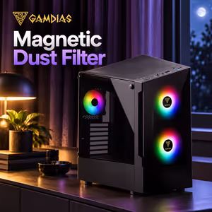 Gamdias TALOS E3 ATX Tempered Glass Gaming Case - image 5