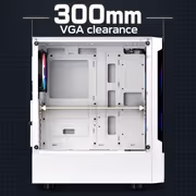 Gamdias TALOS E3 White Tempered Glass ATX Gaming Case - image 4