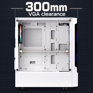 Gamdias TALOS E3 White Tempered Glass ATX Gaming Case - image 4