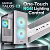 Gamdias Talos E3 Mesh ATX Gaming Case, White - image 4