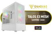 Gamdias TALOS E3 MESH Elite White Gaming Case - Open Box Sale - image 1
