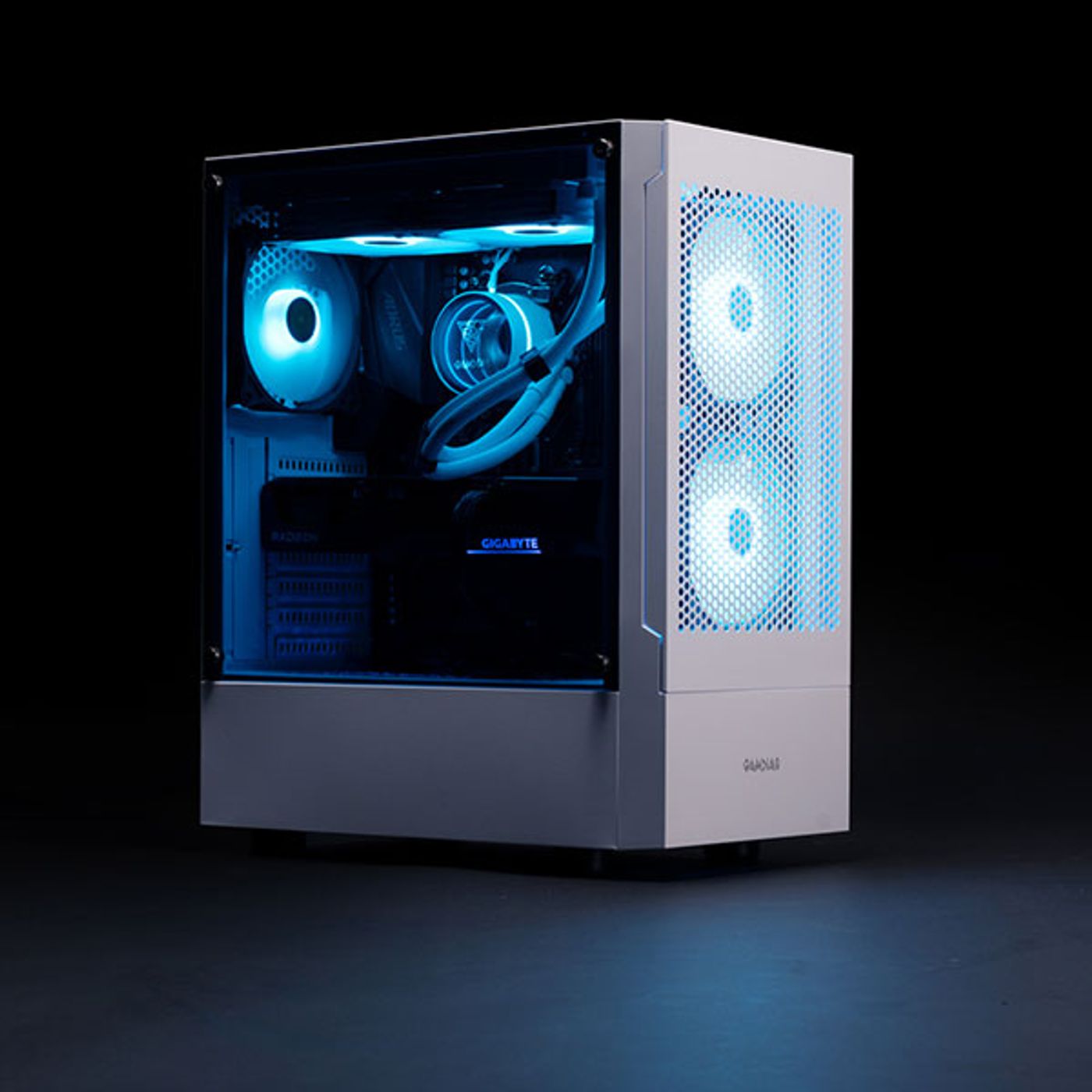 Gamdias Talos E3 Mesh Gaming Case Showcasing RGB