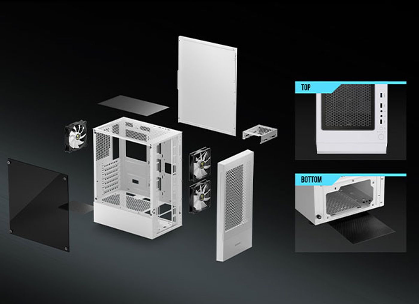 Gamdias Talos E3 Mesh Gaming Case with Dust Filter