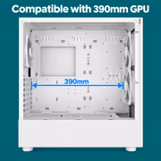Gamdias TALOS M3 MESH White E-ATX Gaming Case — ARGB Cooling - image 4