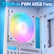 Gamdias TALOS M3 MESH White E-ATX Gaming Case — ARGB Cooling - image 6