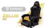 Gamdias ZELUS E2 L B Gaming Chair — PU Leather, 126° Recline - image 1