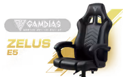 Gamdias ZELUS E5 Ergonomic Gaming Chair — Black - image 1