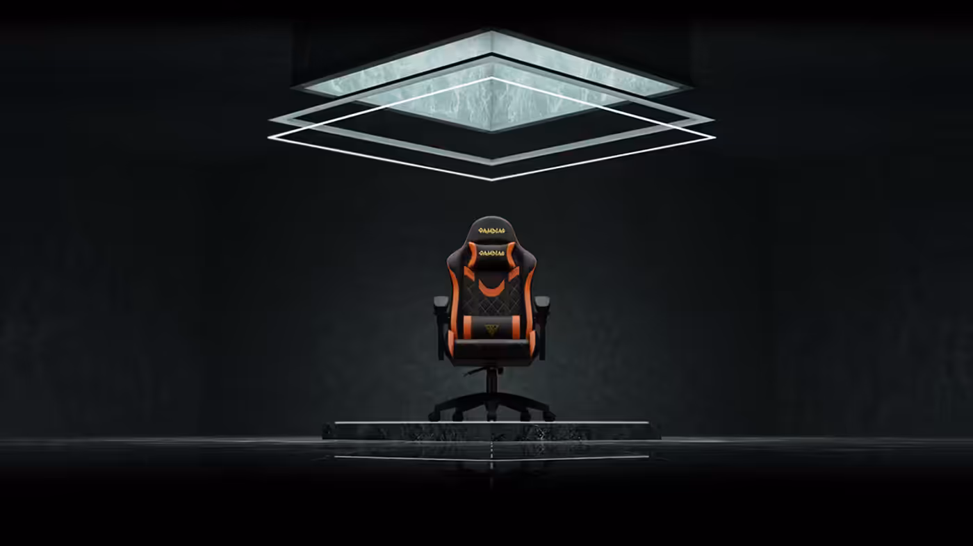 ZELUS E2 gaming chair featuring premium PU leather and adaptive armrests