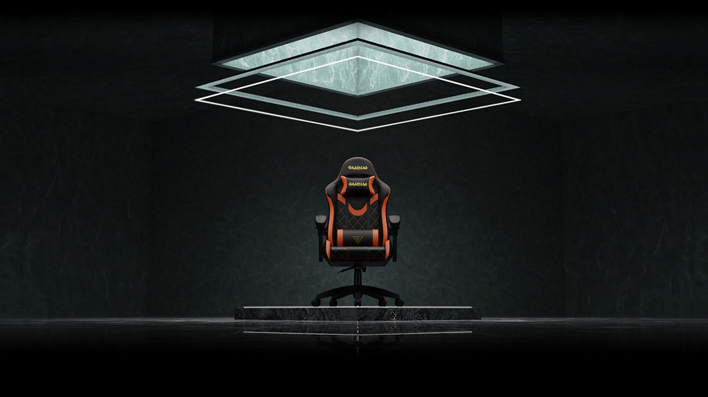 ZELUS E2 gaming chair featuring premium PU leather and adaptive armrests