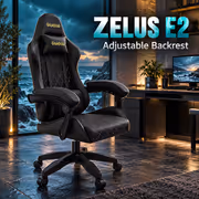 Gamdias ZELUS E2 L B Gaming Chair — PU Leather, 126° Recline - image 3