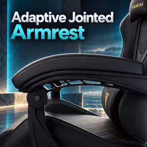Gamdias ZELUS E2 L B Gaming Chair — PU Leather, 126° Recline - image 6