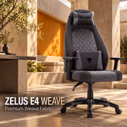 Gamdias Zelus E4 Weave Ultrawide Gaming Chair - Black/Grey - image 3