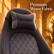 Gamdias Zelus E4 Weave Ultrawide Gaming Chair - Black/Grey - image 6