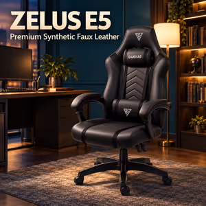 Gamdias ZELUS E5 Ergonomic Gaming Chair — Black - image 3