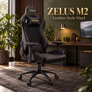 Gamdias Zelus M2 Gaming Chair Black — Reclines 150° - image 4