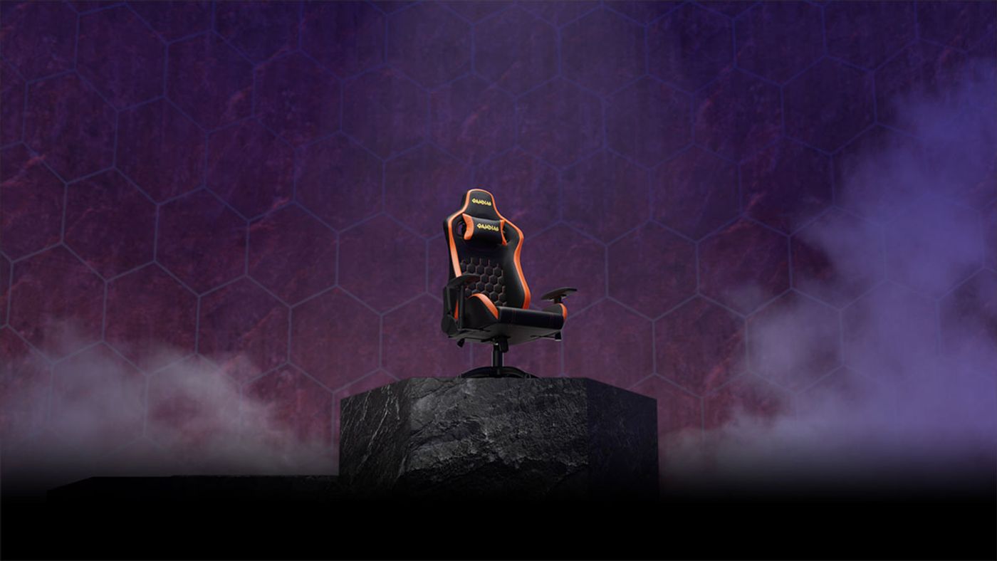 Gamdias Zelus M2 Gaming Chair shown from front view