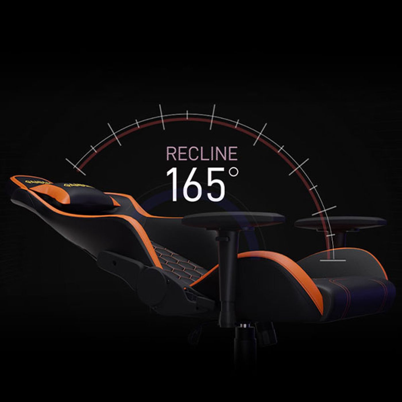 Gamdias Zelus M2 Gaming Chair in a reclined angle