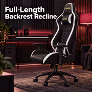 Gamdias Zelus M2 Gaming Chair Black/White – Recline 150° - image 5