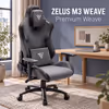 Gamdias Zelus M3 Weave Gaming Chair — Black/Grey, Recline - image 3