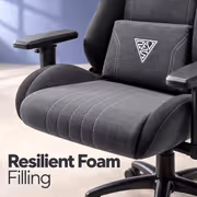 Gamdias Zelus M3 Weave Gaming Chair — Black/Grey, Recline - image 4