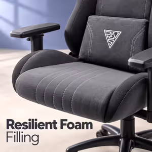 Gamdias Zelus M3 Weave Gaming Chair — Black/Grey, Recline - image 4