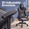 Gamdias Zelus M3 Weave Gaming Chair — Black/Grey, Recline - image 6