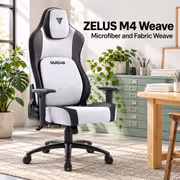 Gamdias ZELUS M4 Weave Gaming Chair — Grey/Black Comfort - image 2