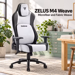 Gamdias ZELUS M4 Weave Gaming Chair — Grey/Black Comfort - image 2